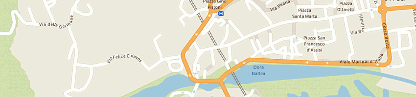 Mappa della impresa fiori anna maria a IVREA