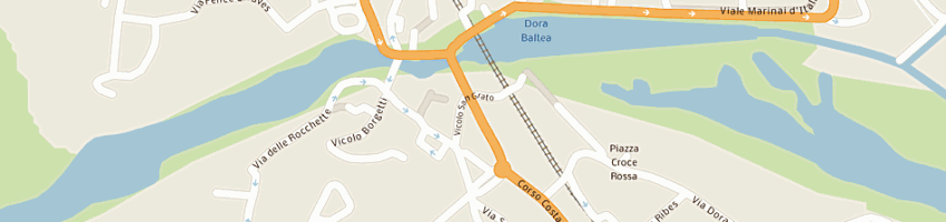 Mappa della impresa foto merlo srl a IVREA
