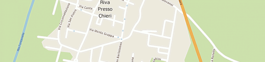 Mappa della impresa navone s n c di navone agostino e c a RIVA PRESSO CHIERI