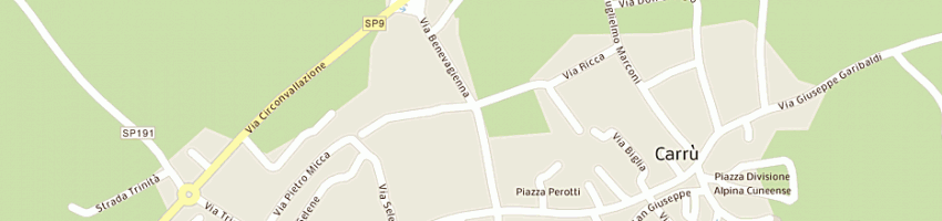 Mappa della impresa municipio a CARRU 