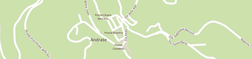 Mappa della impresa panetteria fiorella a ANDRATE