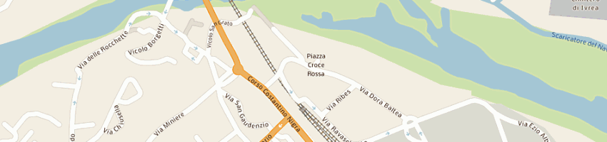 Mappa della impresa tipografia bolognino davide e c snc a IVREA