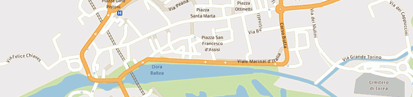 Mappa della impresa comune di ivrea a IVREA