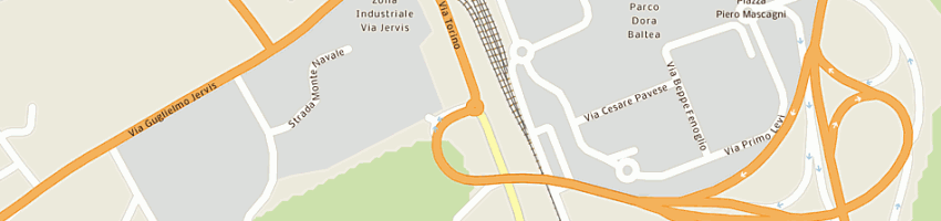 Mappa della impresa punto ceramica di calligher patrizia e crotta stefania snc a IVREA