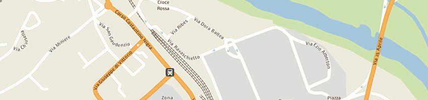 Mappa della impresa parco dora baltea spa a IVREA