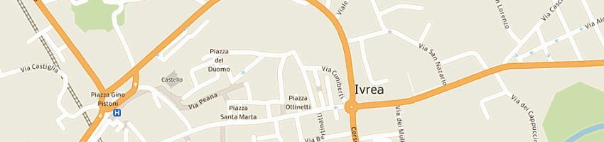 Mappa della impresa morello bruna a IVREA