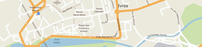 Mappa della impresa bertoldo angioletta a IVREA