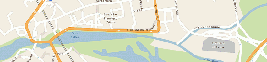 Mappa della impresa new venture development spa a IVREA