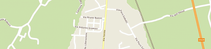 Mappa della impresa mezzano piero a IVREA