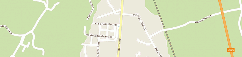 Mappa della impresa pizza mania di dettore elena maria a IVREA