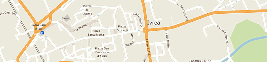 Mappa della impresa guarini g a IVREA