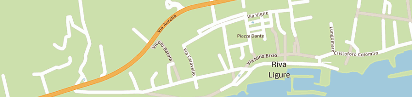 Mappa della impresa bagni riva a RIVA LIGURE