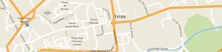 Mappa della impresa la piastrellina di giglio tos grazia a IVREA