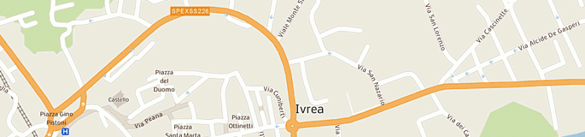 Mappa della impresa naro patrizia a IVREA