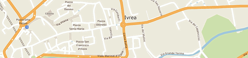 Mappa della impresa blanc massimo a IVREA
