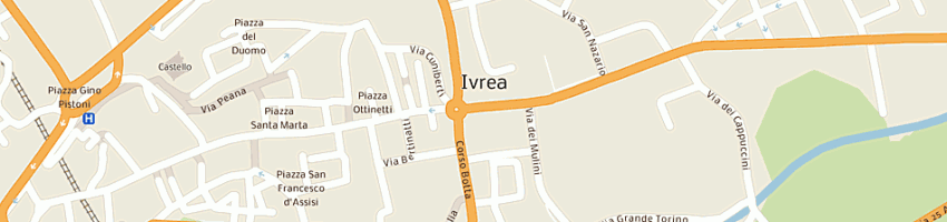 Mappa della impresa servicom srl a TORINO