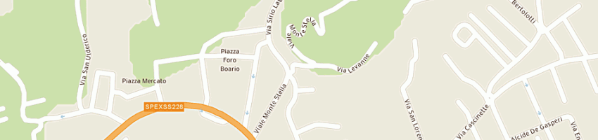Mappa della impresa ristorante monte stella a IVREA