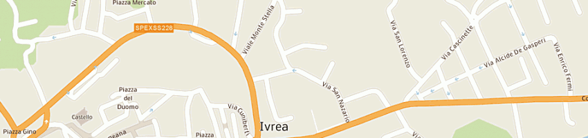 Mappa della impresa pandora assistenza soc coop sociale a IVREA
