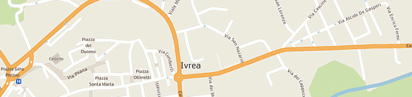 Mappa della impresa tonino adriano luigi a IVREA