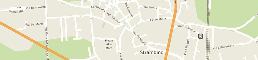 Mappa della impresa turco giuseppe a STRAMBINO