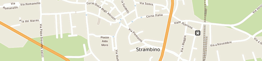 Mappa della impresa rista (srl) a STRAMBINO