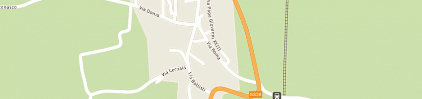 Mappa della impresa carnimeo giorgio a MERCENASCO