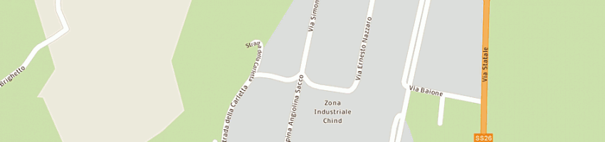 Mappa della impresa agn sas di melziade luigi e c a CHIVASSO