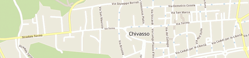 Mappa della impresa marchese sas di marchese rosaria e c a CHIVASSO