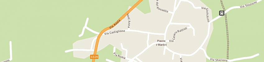 Mappa della impresa bar trattoria da renzo a CANDIA CANAVESE