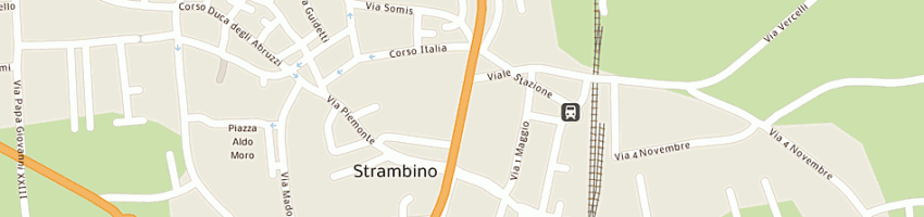 Mappa della impresa la bottega delle scarpe a STRAMBINO