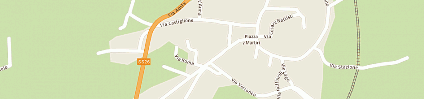 Mappa della impresa cosenza biagio a CANDIA CANAVESE