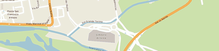 Mappa della impresa unifarma distribuzione (srl) a IVREA