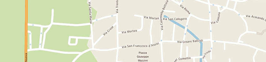 Mappa della impresa bianco benito a CALUSO