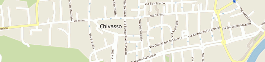 Mappa della impresa garetti (snc) a CHIVASSO