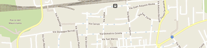 Mappa della impresa cosentino giacomo a CHIVASSO