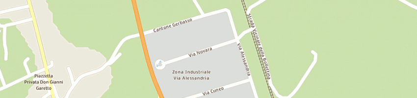 Mappa della impresa pezzatti f e c snc a IVREA