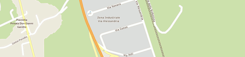 Mappa della impresa pe-di srl a IVREA
