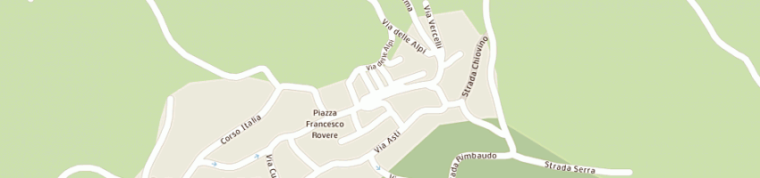 Mappa della impresa la pergola di gambino cesare e c snc a CASTAGNETO PO