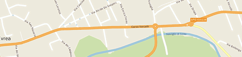 Mappa della impresa provincia di torino a IVREA