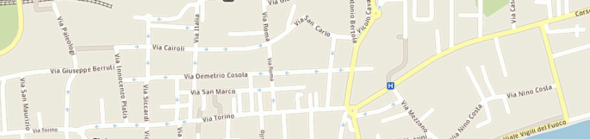 Mappa della impresa medisport di faure massimo e c sas a CHIVASSO