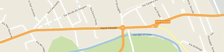 Mappa della impresa burzio maurizio a IVREA