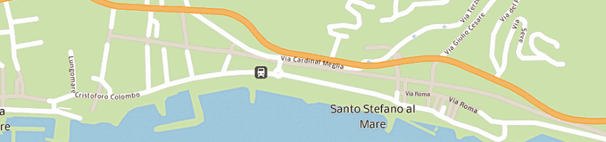 Mappa della impresa catamaran center srl a SANTO STEFANO AL MARE