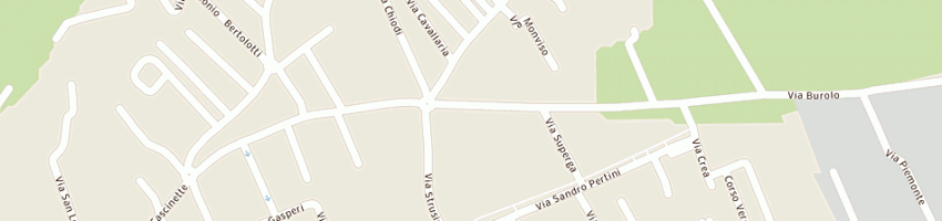 Mappa della impresa centro creazione moda (snc) a IVREA