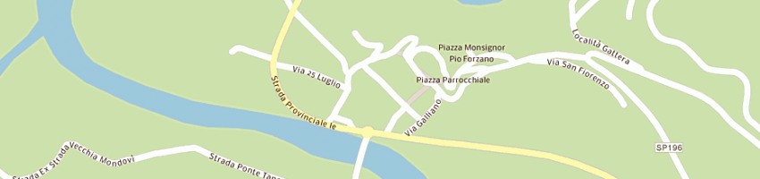 Mappa della impresa poste italiane spa a BASTIA MONDOVI 