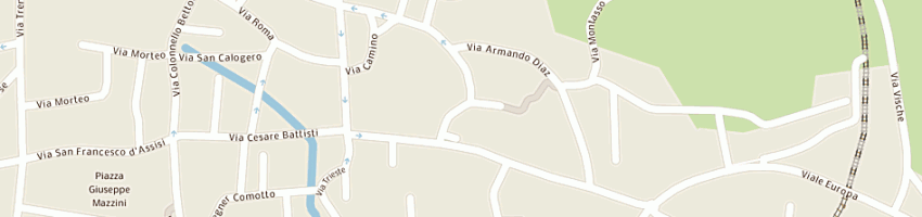 Mappa della impresa cena maria rosa a CALUSO
