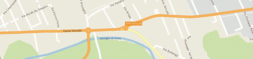 Mappa della impresa caldinelli angelo a IVREA