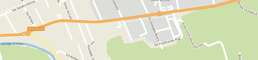 Mappa della impresa zara (srl) a IVREA