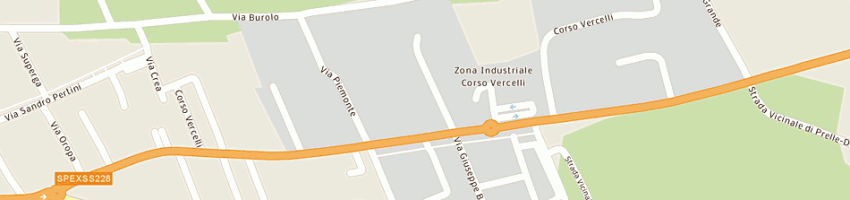 Mappa della impresa autoingros spa a IVREA