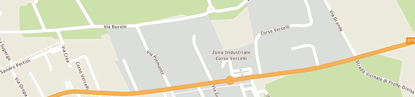 Mappa della impresa getto impianti srl a IVREA