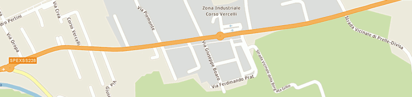 Mappa della impresa cts manufacturing societa' a responsabilita' limitata a IVREA